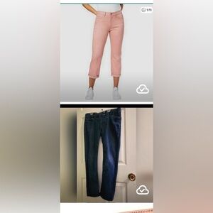 Riders by Lee Straight Leg Jeans, size 12 & Santana Capri size 12